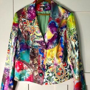 Boho Chic Fitted,  Jacket Size 12, very clean!